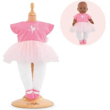 Одежда для кукол наряд балерины Corolle для куклы размером 36 см. С 2 лет. Белый, розовый.