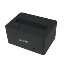 Корпуса и док-станции для внешних жестких дисков и SSD logiLink QP0025 док-станция для накопителей USB 3.2 Gen 1 (3.1 Gen 1) Type micro-B Черный