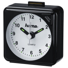 Hama A50 Кварцевые настольные часы Черный Квадратный 00186329