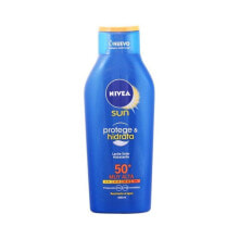 Средства для загара и защиты от солнца nivea Sun Protect & Hydrating Spf +50 Увлажняющее и солнцезащитное молочко для тела 400 мл