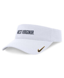 Nike men's and Women's White West Virginia Mountaineers 2024 Sideline Fit Ace Visor