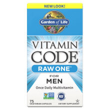 Vitamin and mineral complexes garden of Life Vitamin Code® RAW One™ Multivitamin for Men -- 75 Vegetarian Capsules