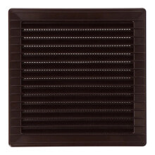 EDM Recessed square ventilation grille with mosquito net ABS 140x140 mm