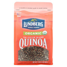 Булгур, киноа, кускус lundberg, Organic Quinoa, Tri-Color Blend, 16 oz (454 g)