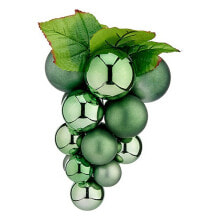 Ёлочный шарик виноград Маленький Зеленый 15 x 20 x 15 cm