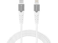 SANDBERG USB-C PD to Lightning MFI 1M - 1 m - Lightning - USB C - Male - Male - White