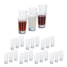 Glasses and shot glasses