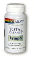 Слабительные, диуретики и средства для очищения организма solaray Total Cleanse Lymph Комплекс для лимфатической очистки организма 60 вегетарианских капсул