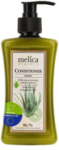 Haarspülung für mehr Glanz mit Weizenprotein und Aloe Vera-Extrakt - Melica Organic Shine Conditioner