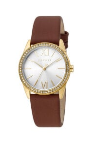 Купить наручные часы Esprit: ***Наручные часы Esprit Clara 32 мм с кристаллами циркония на кожаном ремешке ES1L219L0025***