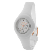 Женские наручные часы Женские наручные часы с белым силиконовым ремешком Folli Follie WF15P044ZSS ( 35 mm)