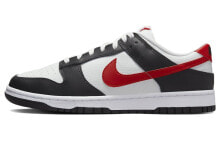 Nike Dunk Low 防滑减震耐磨 低帮 休闲板鞋 黑红白 / Кроссовки Nike Dunk Low FB3354-001