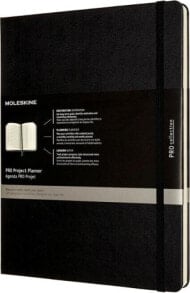 Moleskine Notes MOLESKINE PRO Project Planner XL (19x25 cm) twarda oprawa, czarny