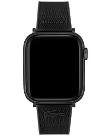 Lacoste petit Pique Black Silicone Strap for Apple Watch® 42mm/44mm