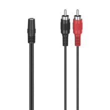 HAMA H To 2RCA M Cable 3.5 mm