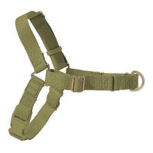 AWOO Roam No-pull Adjustable Recycled Dog Harness - S - Olive