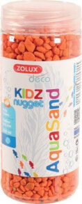 Грунты для аквариумов и террариумов Zolux Litter Aquasand Kidz Nugget orange 500ml