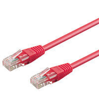 Кабели и разъемы для аудио- и видеотехники Goobay 1m 2xRJ-45 Cable сетевой кабель Пурпурный 95217