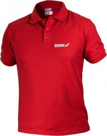 Dedra Men's polo shirt red XL (BH5PC-XL)
