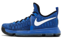 Nike KD 9 On Court 中帮 实战篮球鞋 男款 蓝 / Кроссовки баскетбольные Nike KD 843392-410