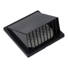 EDM Ventilation grille with ABS hood 100 mm