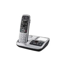 Gigaset E560A телефонный аппарат DECT телефон Черный, Серебристый Идентификация абонента (Caller ID)