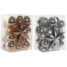 Christmas Baubles Home ESPRIT Golden PVC 20 x 13 x 26 cm (2 Units)