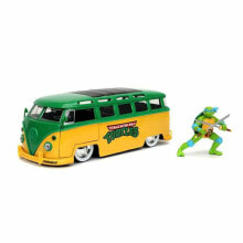 Playset Teenage Mutant Ninja Turtles Leonardo & 1962 Volkswagen Bus 2 Предметы