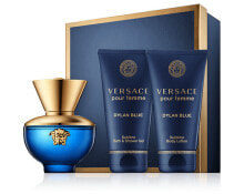 Versace Dylan Blue pour Femme 50 ml EdP Set 2x Pflege