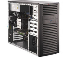 Компьютерные корпуса для игровых ПК supermicro SuperWorkstation 5039A-i Midi-Tower Черный Intel® C422 LGA 2066 SYS-5039A-I