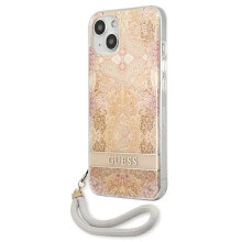 GUESS Guhcp13Shflsd iPhone 13 Mini 5.4 Flower Strap phone case