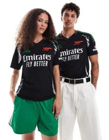 adidas Football – Arsenal – Unisex-Auswärtstrikot in Schwarz