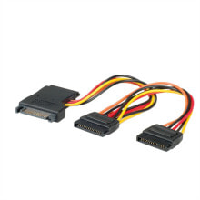Компьютерные кабели и коннекторы Secomp Internal Y-Power Cable, SATA to 3x, SATA 0,3 m 11.03.1041