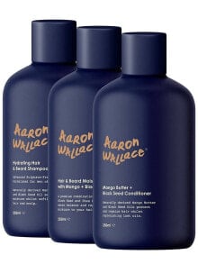 Aaron Wallace – 3-Schritte-Haarpflegesystem, 750 ml (spare 5%)