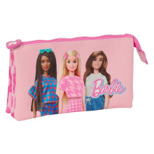 SAFTA Triple Barbie Love Pencil Case