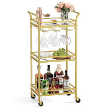 Serving tables and carts