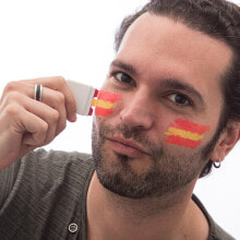 Временные татуировки и стразы для лица Краска Для Лица Испанского Флага