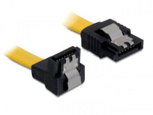 Компьютерные кабели и коннекторы DeLOCK 0.3m SATA M/M кабель SATA 0,3 m Желтый 82806