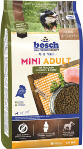 Сухие корма для собак Сухой корм для собак Bosch,  Mini Adult, для мелких пород, с птицей и просо