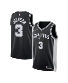 Nike men's and Women's Keldon Johnson Black San Antonio Spurs Swingman Jersey - Icon Edition