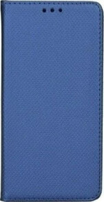 NO NAME Etui Smart Magnet book Motorola MOTO G82 5G niebieski/blue