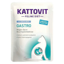 KATTOVIT Feline Diet Gastro Duck with rice wet food for cat 85g