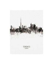 Trademark Global michael Tompsett Toronto Canada Skyline Portrait II Canvas Art - 19.5