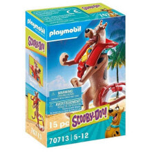 Детские игровые наборы и фигурки из дерева Набор с элементами конструктора Playmobil Скуби Ду 70713 Коллекционная фигурка спасателя