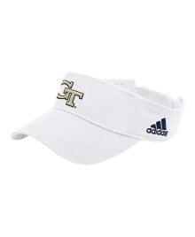 adidas men's White Georgia Tech Yellow Jackets Locker Room Team Adjustable Visor Hat