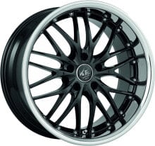 Колесный диск литой Barracuda Voltec T6 higloss black inox lip 7x17 ET38 - LK4/100 ML73.1