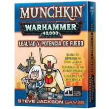 ASMODEE Munchkin Warhammer 40000 Lealtad Y Potencia De Fuego Spanish Board Game