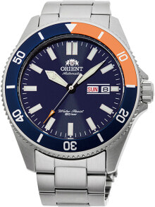 Мужские наручные часы с браслетом мужские наручные часы с серебряным браслетом Orient RA-AA0913L19B Ray II Automatik 44mm 20ATM