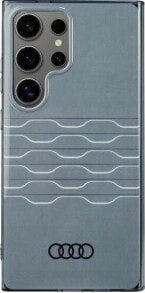 Audi Audi IML Geometric Pattern Case S24 Ultra S928 szary/grey hardcase AU-IMLS24U-A6/D3-GY