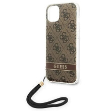 GUESS Guohcp14Mh4Stw iPhone 14 Plus15 Plus 6.7 4G Print Strap phone case